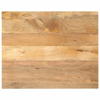 Berkfield Table Top 90x80x3.8 cm Rectangular Solid Wood Mango