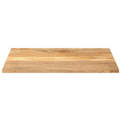 Berkfield Table Top 90x80x3.8 cm Rectangular Solid Wood Mango