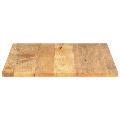 Berkfield Table Top 90x80x3.8 cm Rectangular Solid Wood Mango