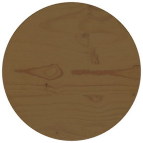 Berkfield Table Top Brown Radius 30x2.5 cm Solid Wood Pine