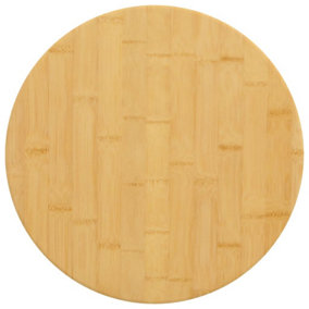 Berkfield Table Top Radius 30x1.5 cm Bamboo