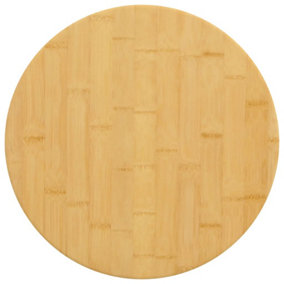 Berkfield Table Top Radius 40x2.5 cm Bamboo