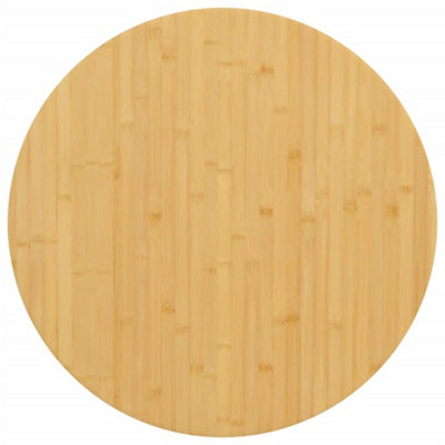 Berkfield Table Top Radius 60x1.5 cm Bamboo