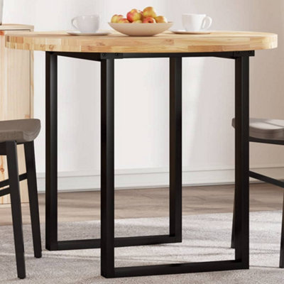 Berkfield Table Top Round size 90x4 cm Solid Wood Acacia