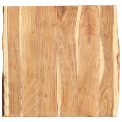 Berkfield Table Top Solid Acacia Wood 58x(50-60)x3.8 cm