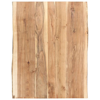 Berkfield Table Top Solid Acacia Wood 80x(50-60)x3.8 cm