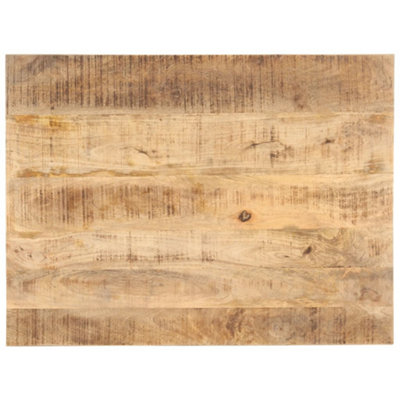 Berkfield Table Top Solid Mango Wood 25-27 mm 90x70 cm