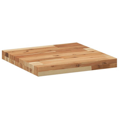 Berkfield Table Top Square 40x40x4 cm Solid Wood Acacia