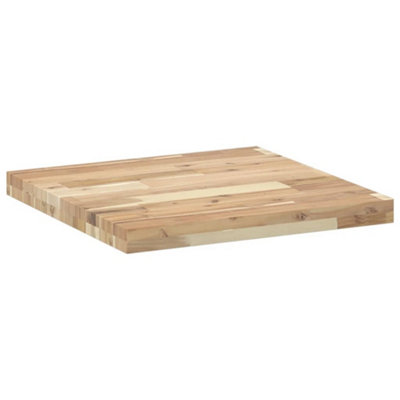 Berkfield Table Top Square 50x50x4 cm Solid Wood Acacia