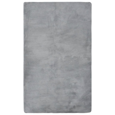 Grey store teddy rug