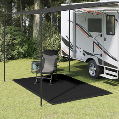 Berkfield Tent Carpet 250x300 cm Black