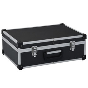 Berkfield Tool Suitcase 46x33x16 cm Black Aluminium