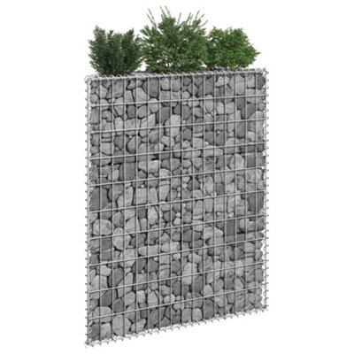 berkfield-trapezium-gabion-raised-bed-galvanised-steel-80x20x100-cm