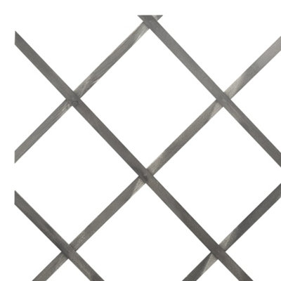 Berkfield Trellis Fences 5 pcs Grey Solid Firwood 180x60 cm