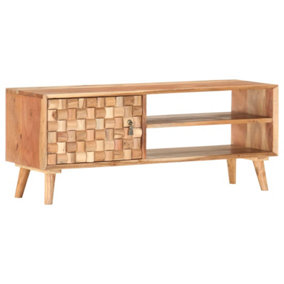 Berkfield TV Cabinet 100x35x40 cm Solid Acacia Wood