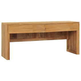 Berkfield TV Cabinet 100x35x45 cm Solid Teak Wood