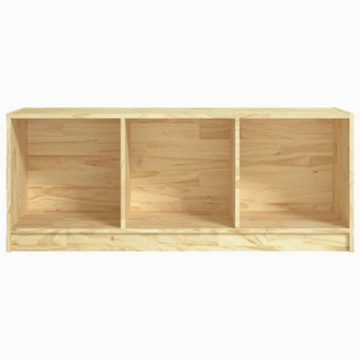 Berkfield TV Cabinet 104x33x41 cm Solid Pinewood