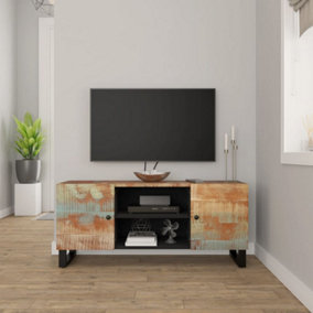Berkfield TV Cabinet 105x33x46cm Solid Wood Reclaimed