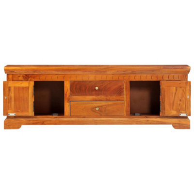 Berkfield TV Cabinet 119x30x40 cm Solid Acacia Wood