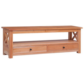 Berkfield TV Cabinet 120x30x40 cm Solid Mahogany Wood