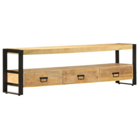 Berkfield TV Cabinet 150x30x45 cm Solid Mango Wood