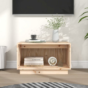Berkfield TV Cabinet 60x35x35 cm Solid Wood Pine