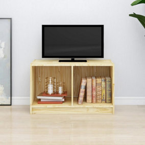 Berkfield TV Cabinet 70x33x42 cm Solid Pinewood