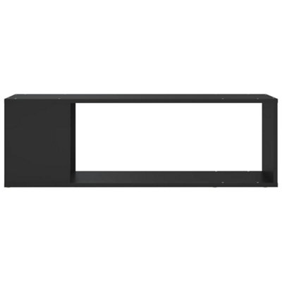 Berkfield TV Cabinet Black 100x24x32 cm Engineered Wood