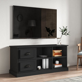 Berkfield TV Cabinet Black 102x35.5x47.5 cm Engineered Wood