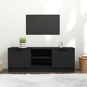 Berkfield TV Cabinet Black 102x35x36.5 cm Engineered Wood