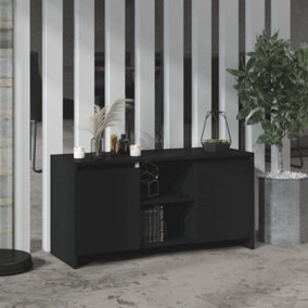 Berkfield TV Cabinet Black 102x37.5x52.5 cm Engineered Wood