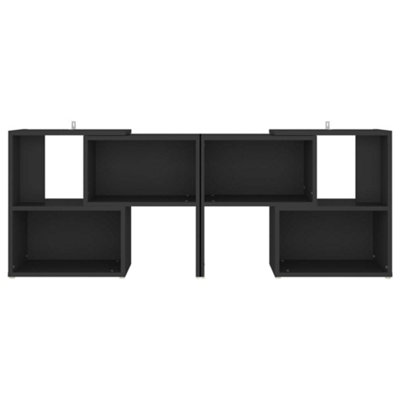Berkfield TV Cabinet Black 104x30x52 cm Engineered Wood