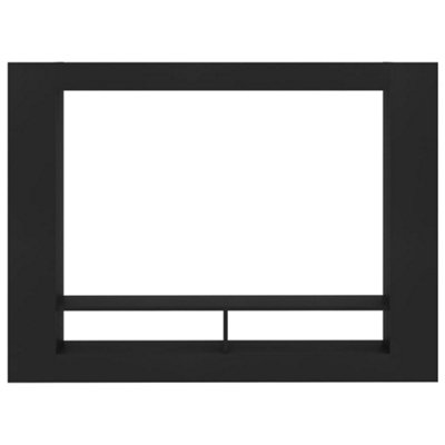 Berkfield TV Cabinet Black 152x22x113 cm Engineered Wood