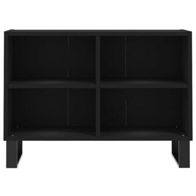 Berkfield TV Cabinet Black 69.5x30x50 cm Engineered Wood