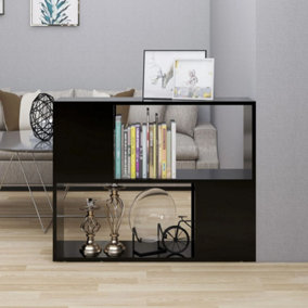 Berkfield TV Cabinet Black 80x24x63 cm Engineered Wood