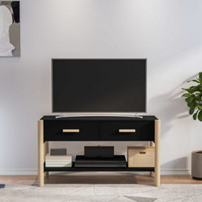 Berkfield TV Cabinet Black 82x38x45 cm Engineered Wood
