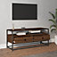Berkfield TV Cabinet Brown Oak 100x35x45 cm Engineered Wood