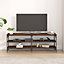 Berkfield TV Cabinet Brown Oak 140x30x50 cm Engineered Wood