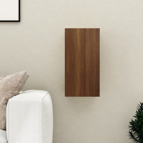Berkfield TV Cabinet Brown Oak 30.5x30x60 cm Engineered Wood