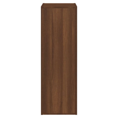Berkfield TV Cabinet Brown Oak 30.5x30x90 cm Engineered Wood