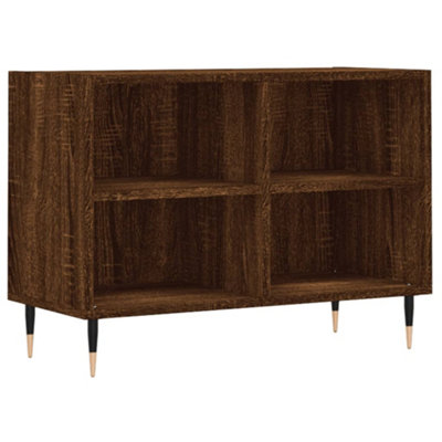 Berkfield TV Cabinet Brown Oak 69.5x30x50 cm Engineered Wood