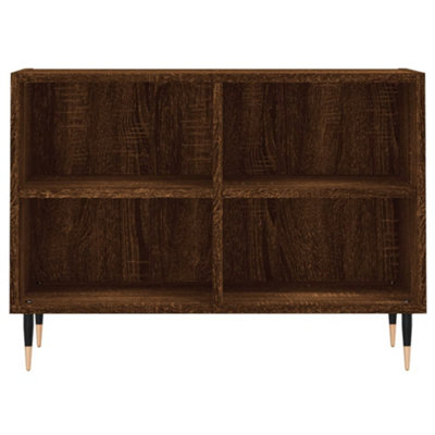 Berkfield TV Cabinet Brown Oak 69.5x30x50 cm Engineered Wood