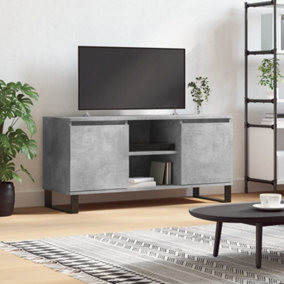 Berkfield TV Cabinet Concrete Grey 104x35x50 cm Engineered Wood
