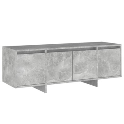 Berkfield TV Cabinet Concrete Grey 120x30x40.5 cm Engineered Wood