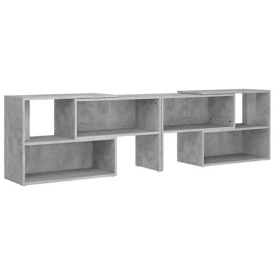 Berkfield TV Cabinet Concrete Grey 149x30x52 cm Engineered Wood