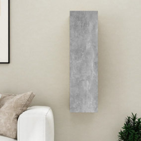 Berkfield TV Cabinet Concrete Grey 30.5x30x110 cm Engineered Wood