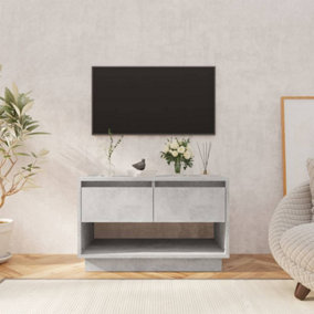 Berkfield TV Cabinet Concrete Grey 70x41x44 cm Engineered Wood
