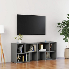Berkfield TV Cabinet Grey 104x30x52 cm Engineered Wood