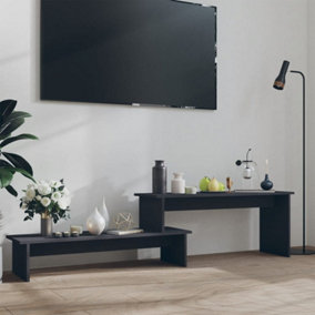 Berkfield TV Cabinet Grey 180x30x43 cm Engineered Wood
