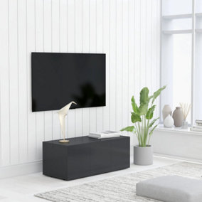 Berkfield TV Cabinet Grey 80x34x30 cm Engineered Wood